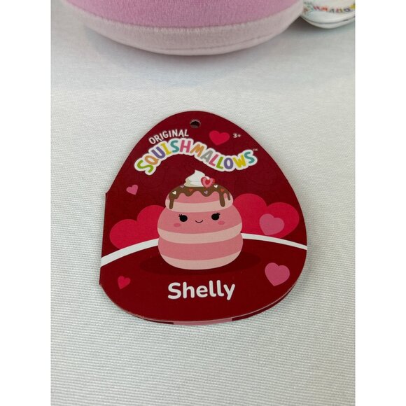 Squishmallows Shelly Strawberry Pancake Pink & White 6" Plush - Picture 3 of 9